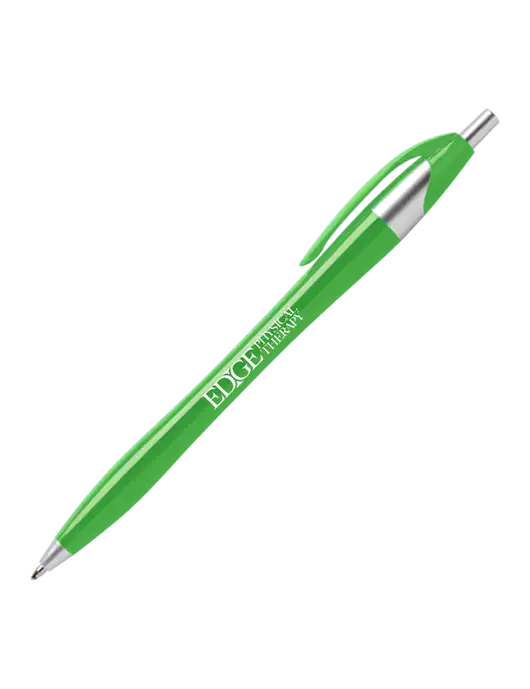 Novella Kelly Green Platinum Pen - Blue Ink w/Edge Physical Therapy Logo