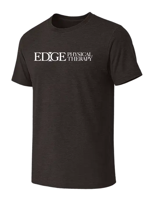 BELLA+CANVAS Dark Grey Heather CVC Short Sleeve Tee w/Edge Physical Therapy Logo