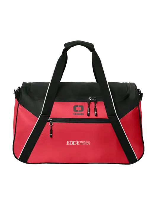 OGIO Red/Black Inception Duffel w/Edge Physical Therapy Logo
