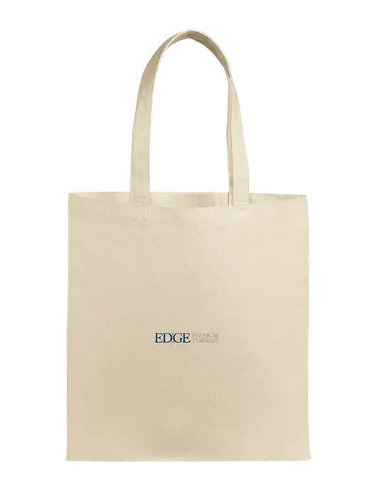Eco Blend Natural Canvas Tote w/Edge Physical Therapy Logo