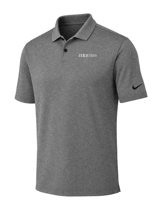 Nike Dark Grey Heather Dri-FIT Vapor Polo w/Edge Physical Therapy Logo