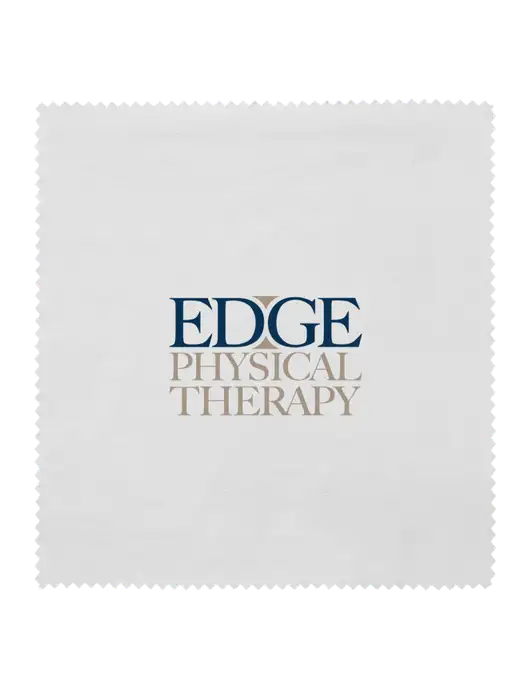 Microfiber Cleaning Cloth, 6 x 6 w/Edge Physical Therapy Logo