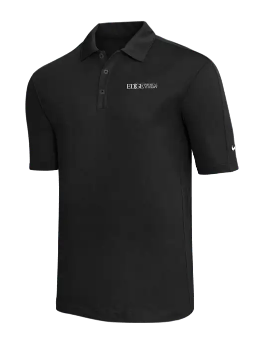 Nike Black Tech Sport Dri-FIT Polo w/Edge Physical Therapy Logo