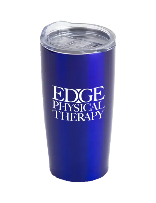 Society Blue 20 oz Insulated Tumbler w/Edge Physical Therapy Logo