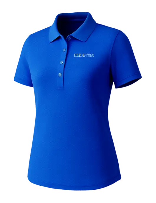 Callaway Womens Core Royal Performance Polo w/Edge Physical Therapy Logo