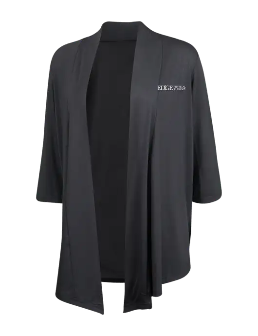 Grey Smoke Womens Concept Shrug w/Edge Physical Therapy Logo