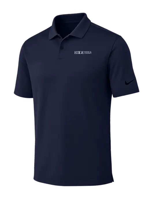 Nike Dark Navy Dri-FIT Vapor Polo w/Edge Physical Therapy Logo