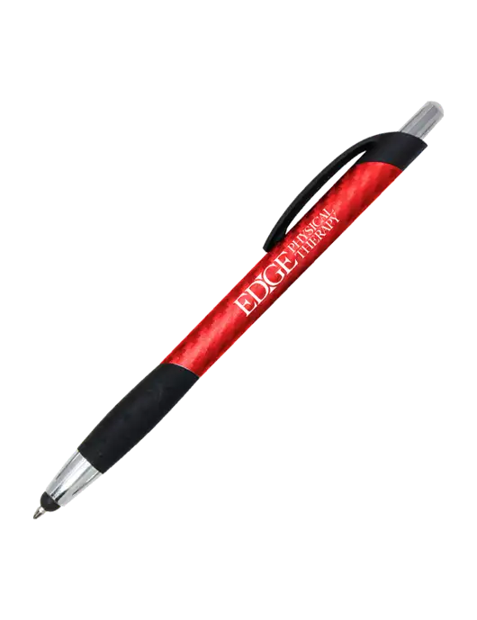 Sunray Red Stylus Pen - Black Ink w/Edge Physical Therapy Logo