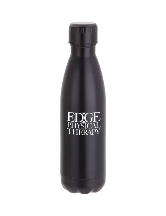 City Go Matte Black 17 oz Insulated Bottle w/Edge Physical Therapy Logo