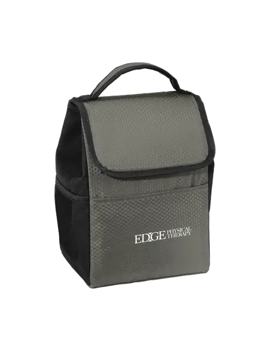 Lunch Bag Grey/Black Cooler w/Edge Physical Therapy Logo