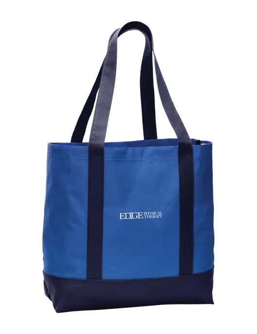 Carryall Blue/Navy Day Tote Twilight w/Edge Physical Therapy Logo