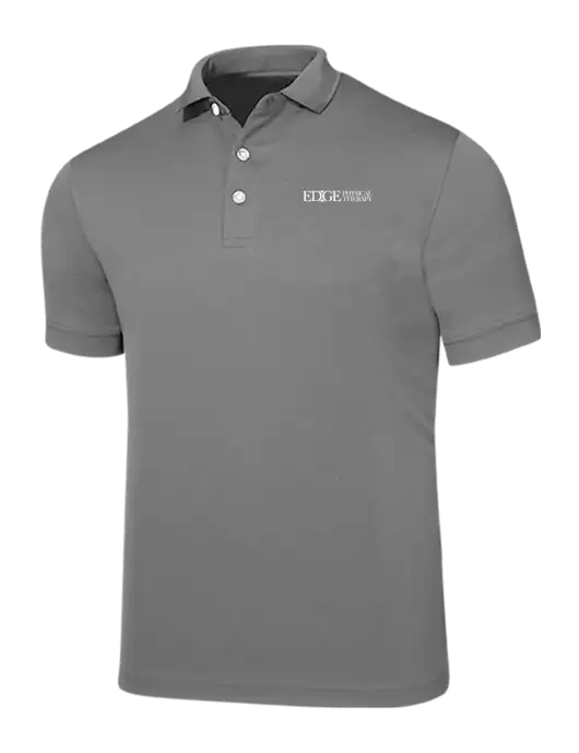 Callaway Ottoman Medium Grey Polo w/Edge Physical Therapy Logo