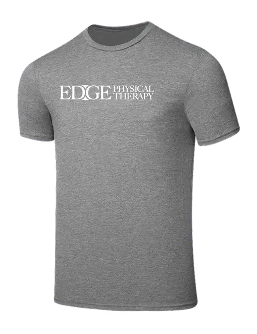 Seriously Soft Grey Frost T-Shirt w/Edge Physical Therapy Logo