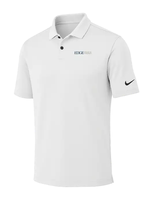 Nike White Dri-FIT Vapor Polo w/Edge Physical Therapy Logo