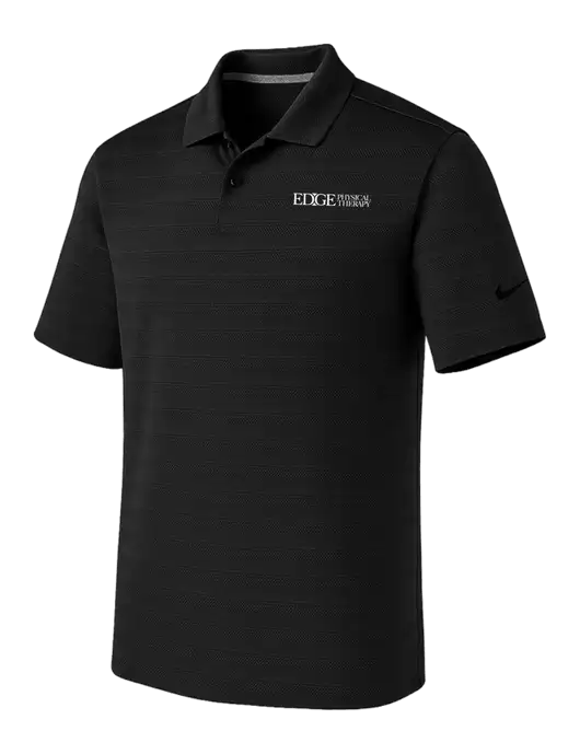Nike Black Dri-FIT Vapor Jacquard Polo w/Edge Physical Therapy Logo