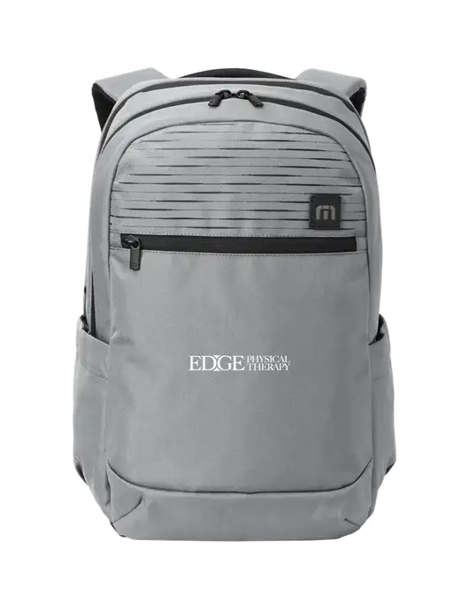 TravisMathew Light Grey Approach Backpack w/Edge Physical Therapy Logo