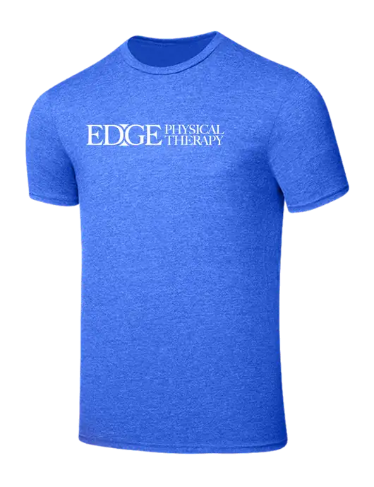 Seriously Soft Royal Frost T-Shirt w/Edge Physical Therapy Logo