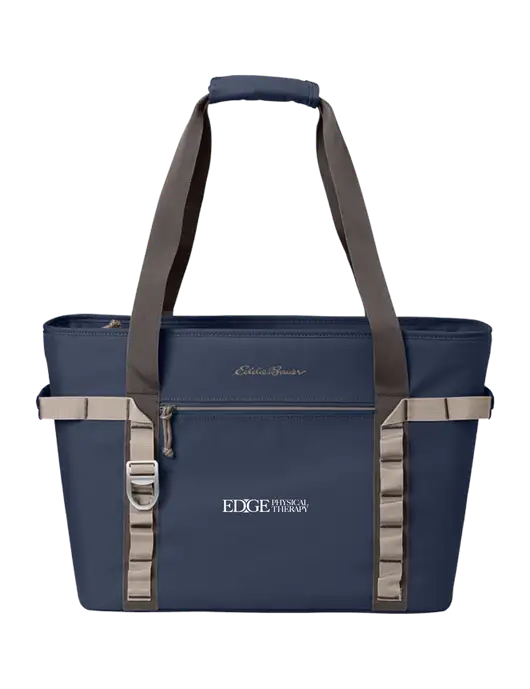Eddie Bauer Navy Max Cool Tote Cooler  w/Edge Physical Therapy Logo