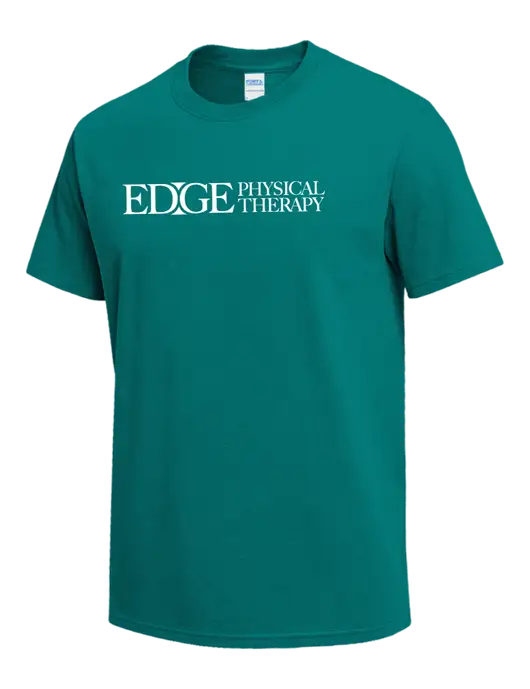 Teal Heavyweight 6.1 oz T-Shirt w/Edge Physical Therapy Logo