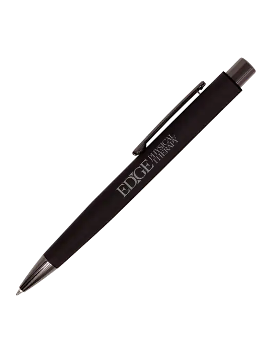 Moana Comfort Black - Black Ink w/Edge Physical Therapy Logo