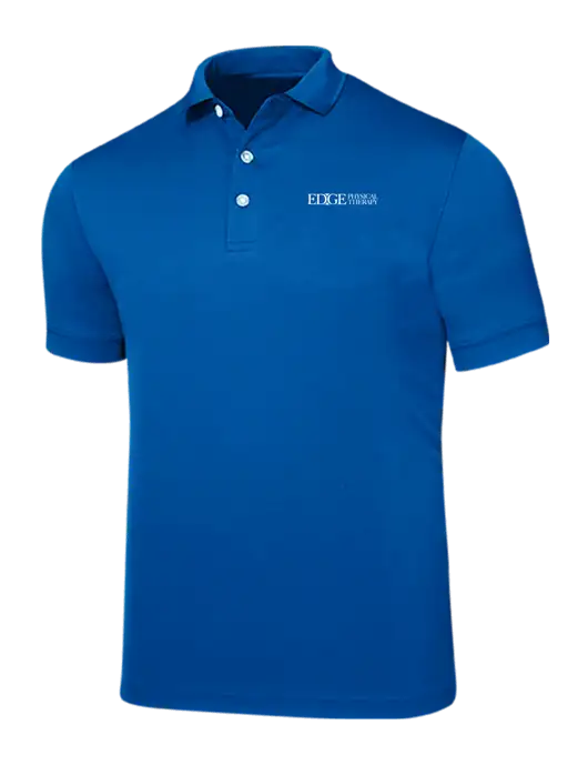 Callaway Ottoman Royal Blue Polo w/Edge Physical Therapy Logo