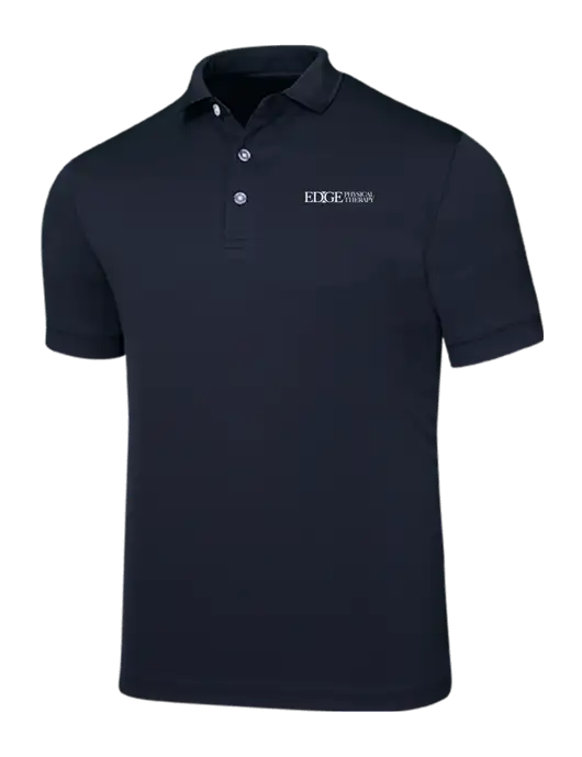 Callaway Ottoman Navy Polo w/Edge Physical Therapy Logo
