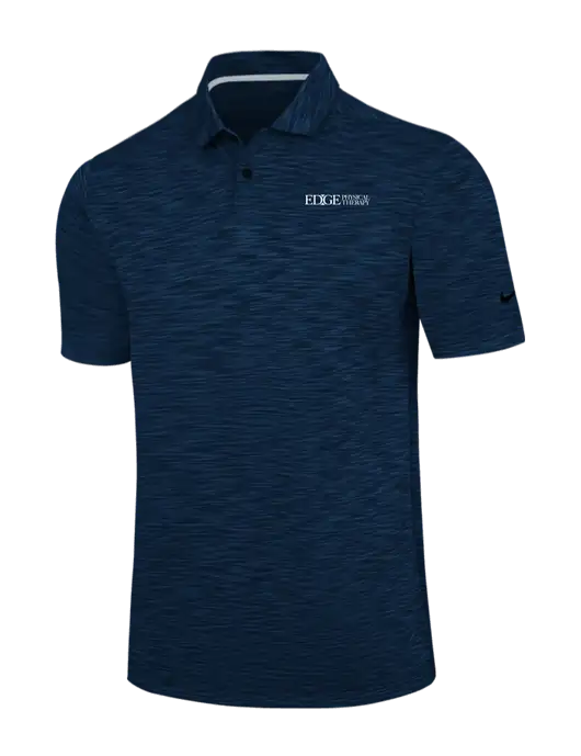 Nike Navy Dri-FIT Vapor Space Dyed Polo w/Edge Physical Therapy Logo