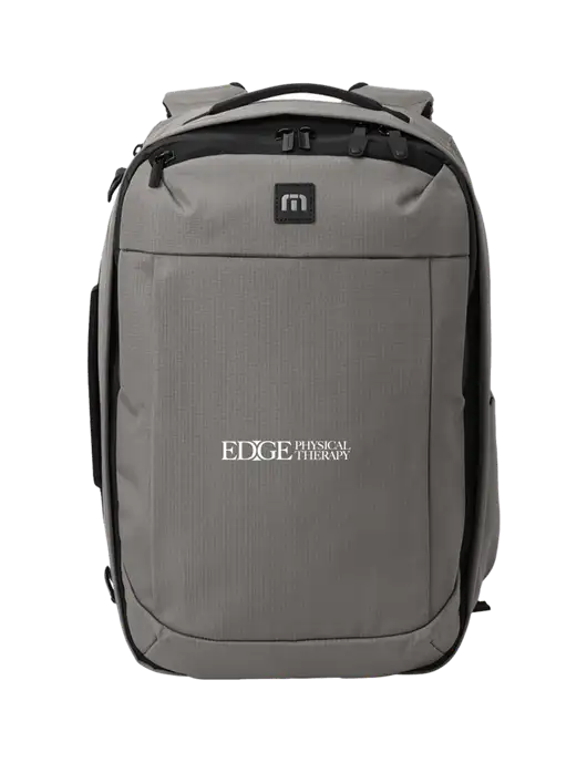 TravisMathew Medium Grey Convertible Backpack w/Edge Physical Therapy Logo
