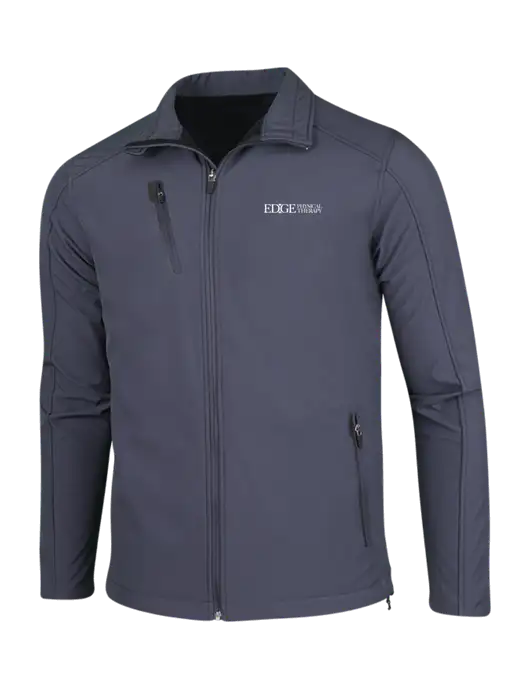 Dark Grey Welded Softshell Jacket w/Edge Physical Therapy Logo