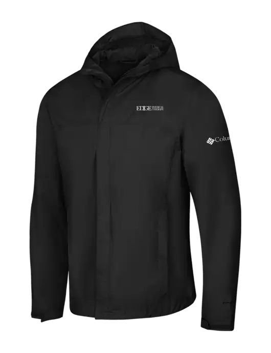 Columbia Black Watertight II Jacket w/Edge Physical Therapy Logo