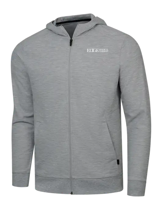 Ogio Light Heather Grey Revive Full-Zip w/Edge Physical Therapy Logo