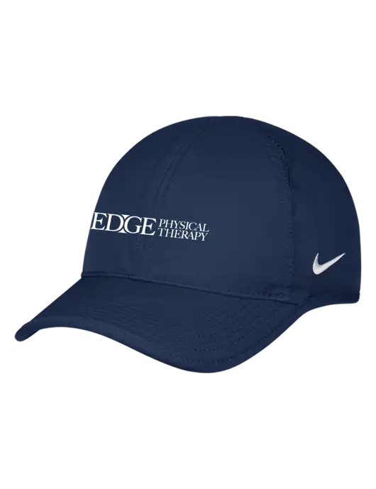 Nike Navy Featherlight Cap w/Edge Physical Therapy Logo