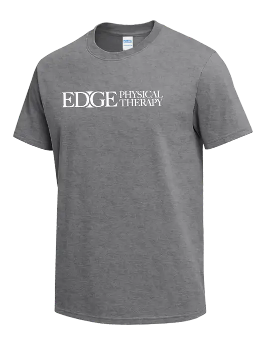 Medium Grey Heather Heavyweight 6.1 oz T-Shirt w/Edge Physical Therapy Logo