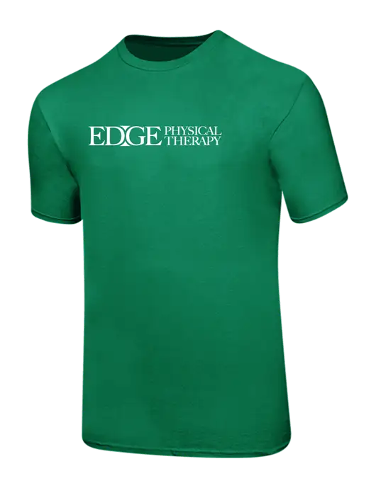 Ring Spun Kelly Green 4.5 oz T-Shirt w/Edge Physical Therapy Logo