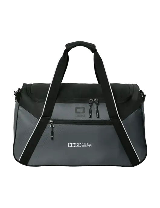 OGIO Dark Medium Grey/Black Inception Duffel w/Edge Physical Therapy Logo