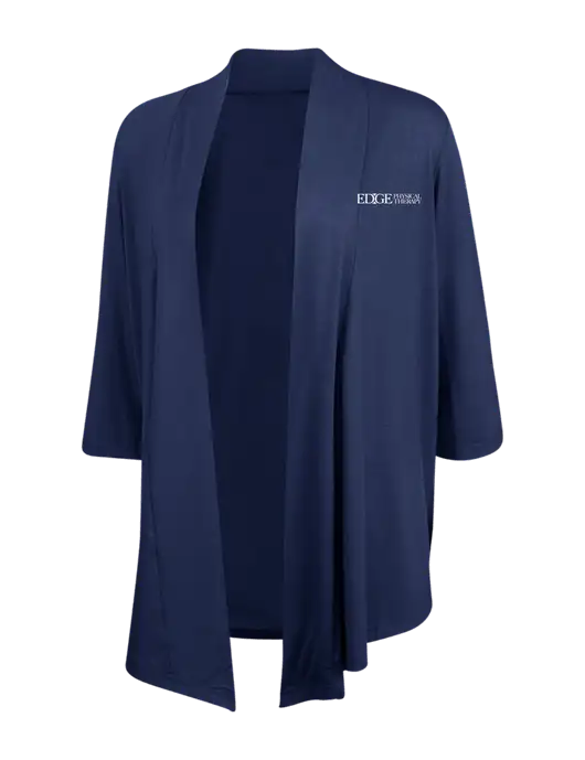 Dress Navy Blue Womens Concept Shrug w/Edge Physical Therapy Logo
