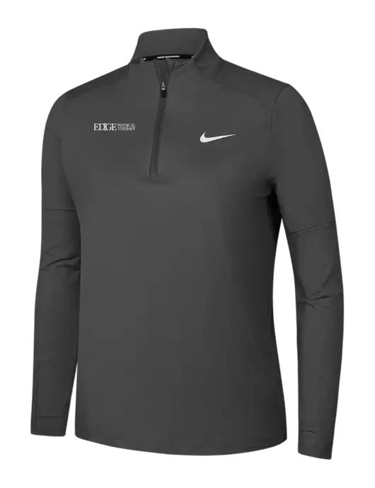 Nike Dark Grey Womens Dri-FIT Element 1/2-Zip Pullover w/Edge Physical Therapy Logo