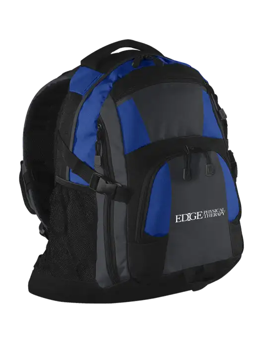 Urban Royal/Grey/Black Laptop Backpack w/Edge Physical Therapy Logo