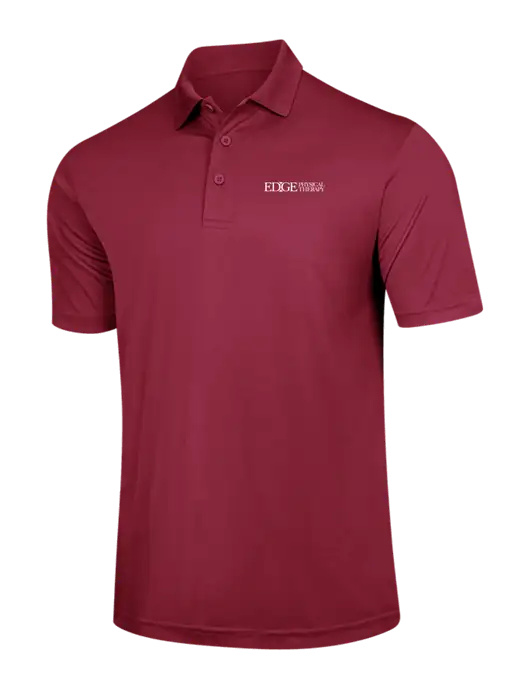 Cardinal PosiCharge Competitor Polo w/Edge Physical Therapy Logo