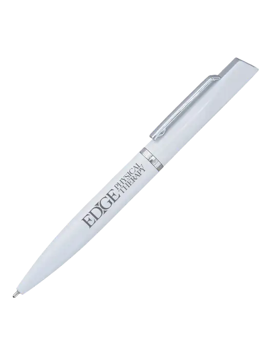 Santos White Pen - Black Ink w/Edge Physical Therapy Logo