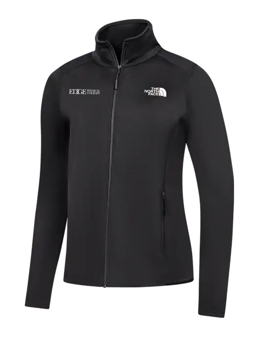 The North Face Womens Black Skyline Full-Zip Fleece Jacket w/Edge Physical Therapy Logo