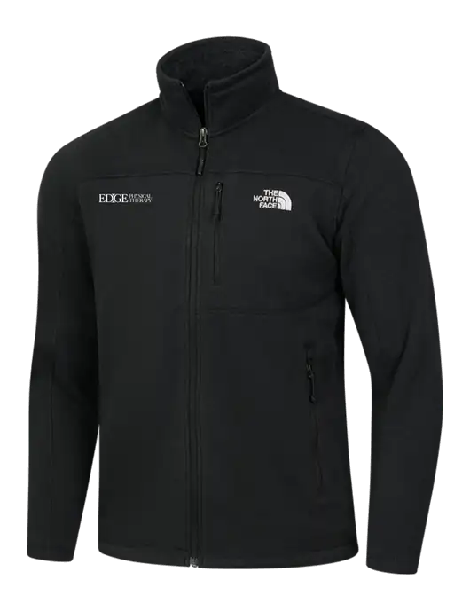 North Face Black Heather Sweater Fleece Jacket w/Edge Physical Therapy Logo