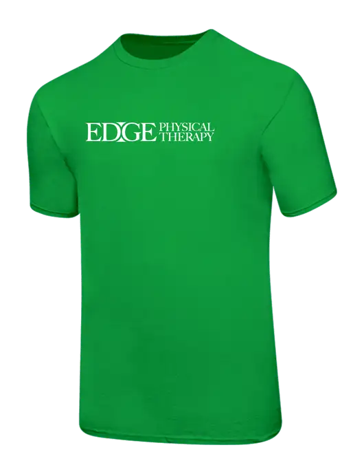 Ring Spun Light Kelly Green 4.5 oz T-Shirt w/Edge Physical Therapy Logo