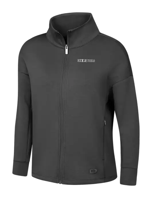 OGIO Womens Dark Grey Transcend Full-Zip w/Edge Physical Therapy Logo