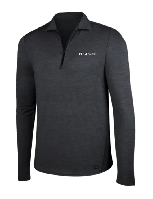 OGIO Blacktop Heather Endurance Force 1/4 Zip w/Edge Physical Therapy Logo