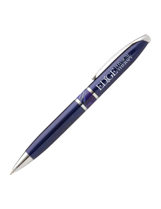 Illusion Navy Pen - Black Ink w/Edge Physical Therapy Logo