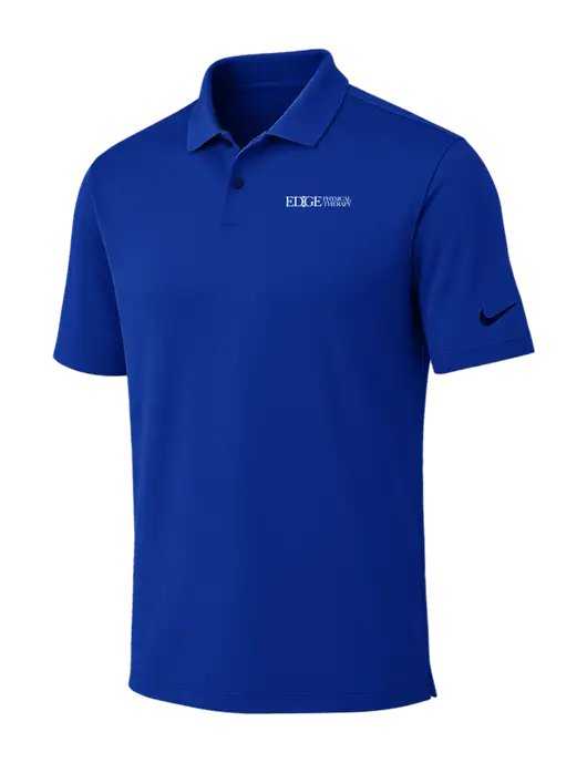 Nike Dark Royal Dri-FIT Vapor Polo w/Edge Physical Therapy Logo