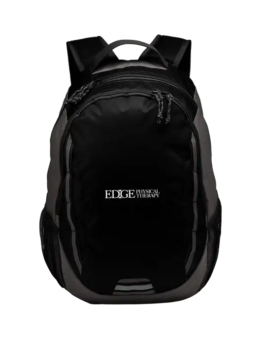 Ridge Black/Dark Charcoal Laptop Backpack w/Edge Physical Therapy Logo