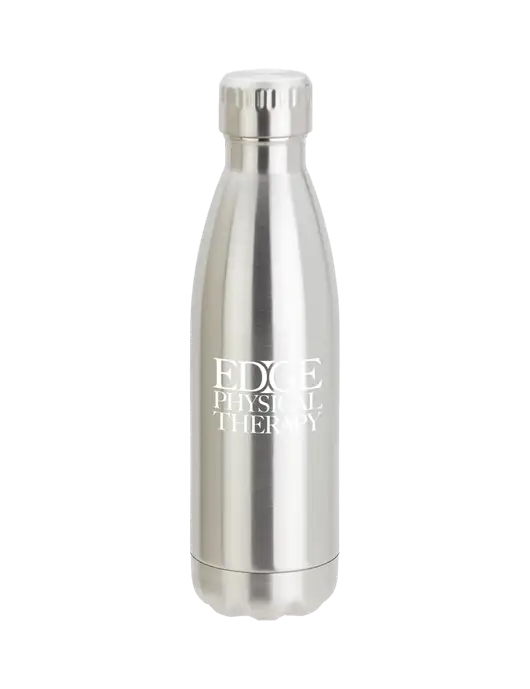 City Go Silver 17 oz Insulated Bottle w/Edge Physical Therapy Logo