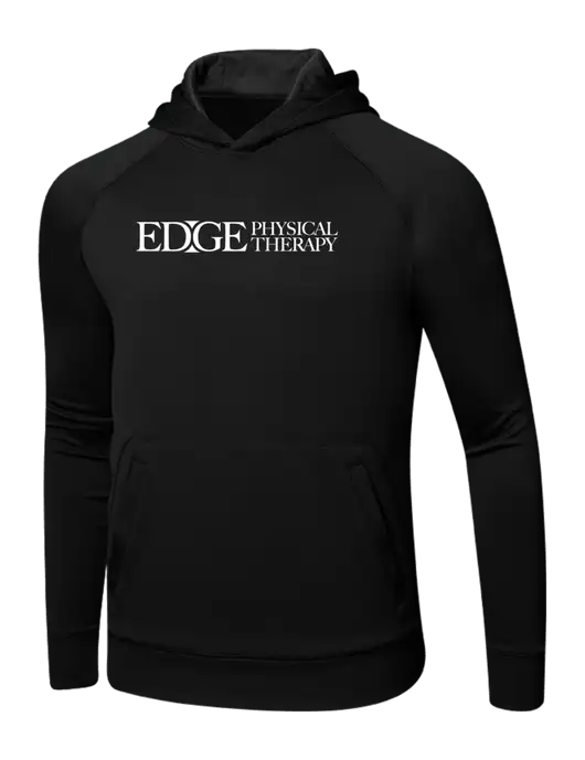 Tech Black Fleece Hooded Sweatshirt w/Edge Physical Therapy Logo